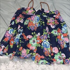 Colorful Floral Kids Tank Top